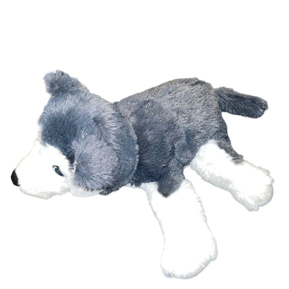 IKEA Plush Dog Siberian Husky Livlig Wolf Puppy Stuffed Animal Nursery Decor 10" - Picture 5 of 12